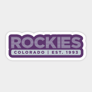 Rockies #2 Sticker